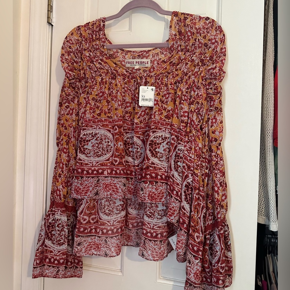 Free people open tie too NWT